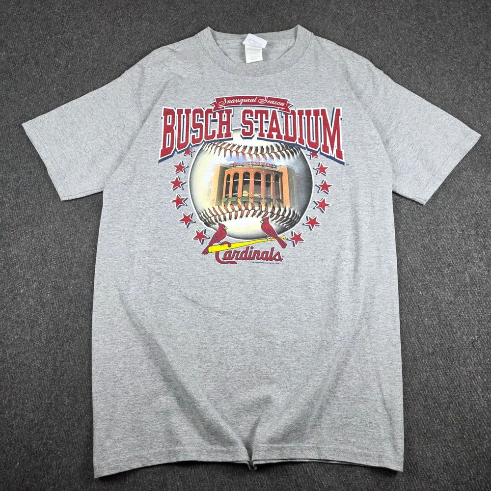 VTG St. Louis Cardinals T-Shirt Men M CSA Busch Stadium‎ Inaugural Season 2006